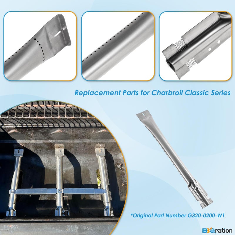 BBQration Grill Parts for Charbroil Classic 280 2-Burner 463672817-P2 463672717 463613717 463672817 G215-0203-W1 Charbroil Classic Grill Replacement Parts, for American Gourmet 465635821 465636021 - Image 4